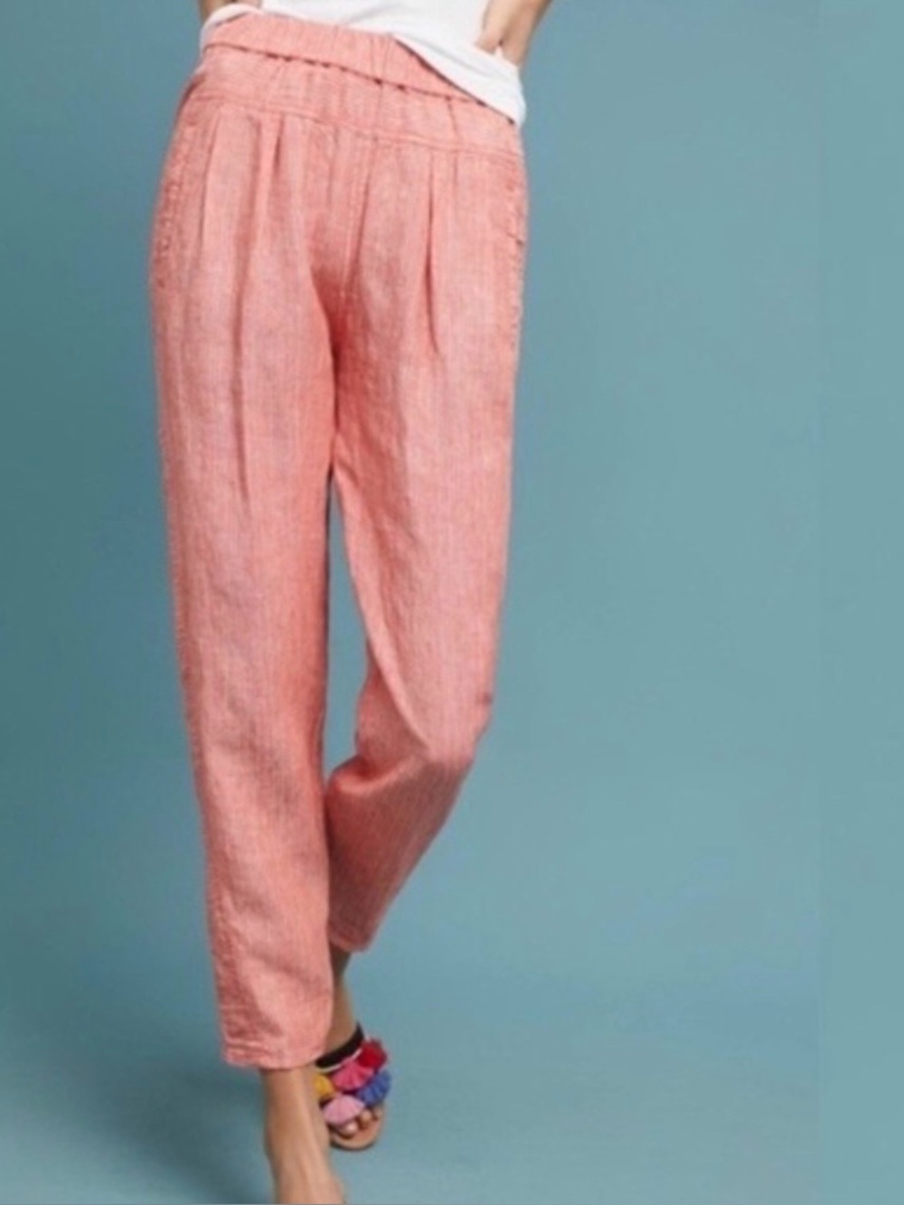Anthropologie Linen Pants